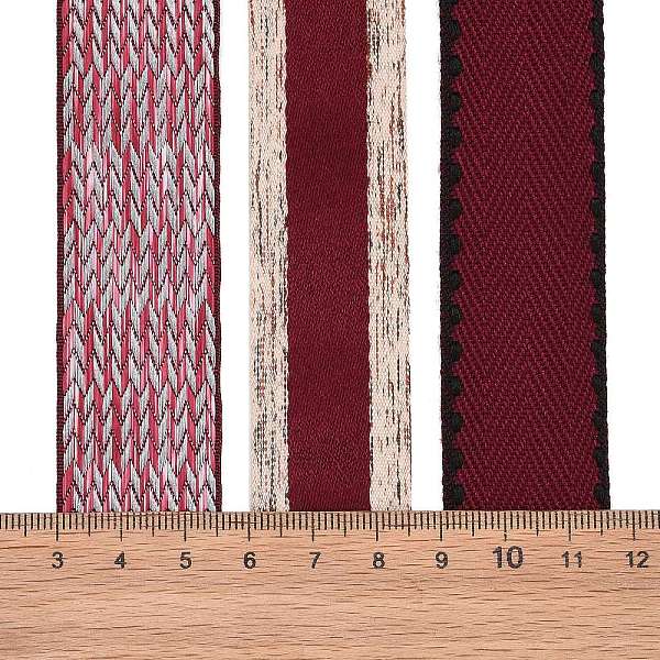 PandaHall 9 Yards 3 Styles Polyester Ribbon, for DIY Handmade Craft, Hair Bowknots and Gift Decoration, Dark Red Color Palette, Dark Red...
PandaHall 9 Yards 3 Styles Polyester Ribbon, for DIY Handmade Craft, Hair Bowknots and Gift Decoration, Dark Red Color Palette, Dark Red...