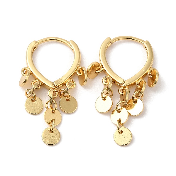 PandaHall Rack Plating Brass Flat Round Dangle Hoop Dangle Earrings, Tassel Earrings for Women, Cadmium Free & Lead Free, Real 18K Gold...
PandaHall Rack Plating Brass Flat Round Dangle Hoop Dangle Earrings, Tassel Earrings for Women, Cadmium Free & Lead Free, Real 18K Gold...
