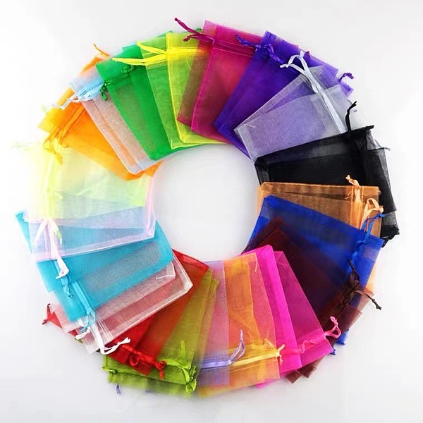 PandaHall Rectangle Organza Drawstring Bags, Mixed Color, 10x8cm Organza Rectangle Multicolor
PandaHall Rectangle Organza Drawstring Bags, Mixed Color, 10x8cm Organza Rectangle Multicolor