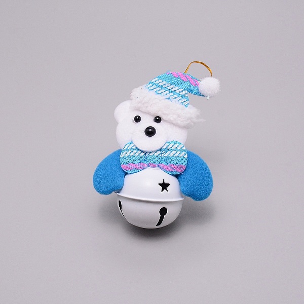 PandaHall Christmas Theme Bear Cloth Pendant Decorations, with Metal Bells, White, 138mm Cloth Bear White
PandaHall Christmas Theme Bear Cloth Pendant Decorations, with Metal Bells, White, 138mm Cloth Bear White