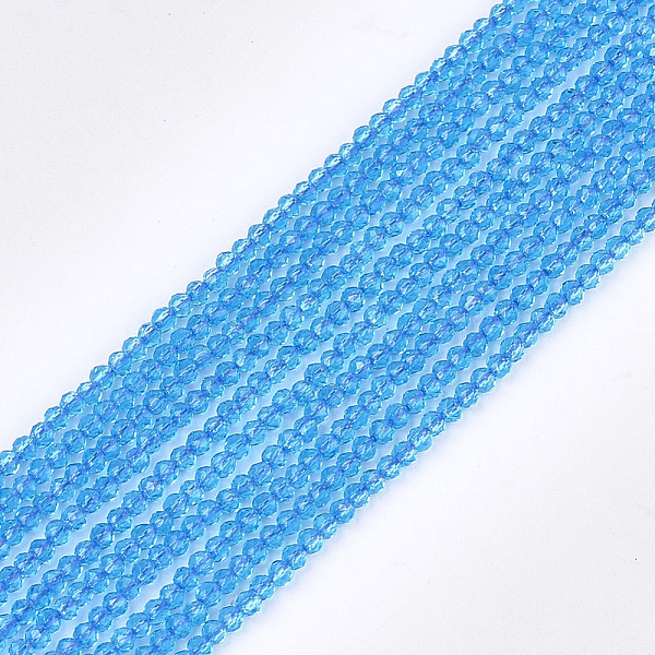 PandaHall Synthetic Quartz Crystal Beads Strands, Dyed, Faceted, Star Cut Round Beads, Cornflower Blue, 2mm, Hole: 0.5mm, about...
PandaHall Synthetic Quartz Crystal Beads Strands, Dyed, Faceted, Star Cut Round Beads, Cornflower Blue, 2mm, Hole: 0.5mm, about...