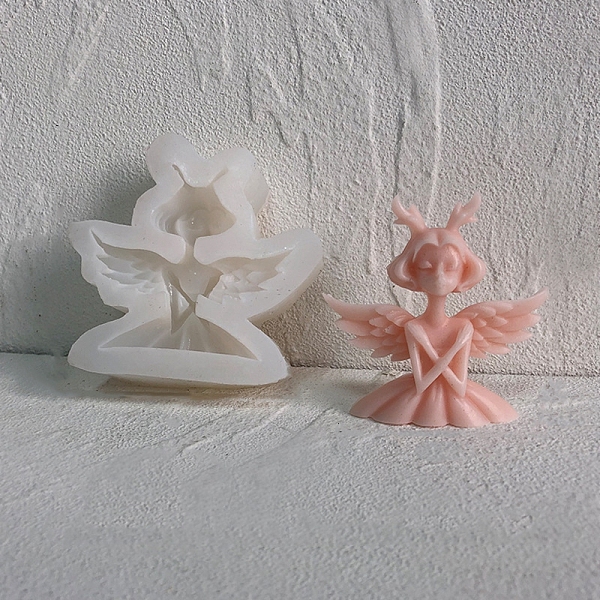 PandaHall Angel & Fairy Candle Bust Portrait Silicone Molds, For Half-body Sculpture Scented Candle Making, Angel & Fairy, 9x8.5x2.8cm...
PandaHall Angel & Fairy Candle Bust Portrait Silicone Molds, For Half-body Sculpture Scented Candle Making, Angel & Fairy, 9x8.5x2.8cm...