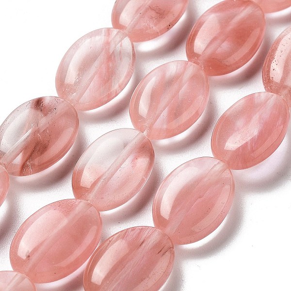 PandaHall Cherry Quartz Glass Beads Strands, Flat Oval, 18~18.5x13~13.5x6~6.5mm, Hole: 1.2mm, about 11pcs/strand, 7.76 inch(19.7cm) Cherry...
PandaHall Cherry Quartz Glass Beads Strands, Flat Oval, 18~18.5x13~13.5x6~6.5mm, Hole: 1.2mm, about 11pcs/strand, 7.76 inch(19.7cm) Cherry...