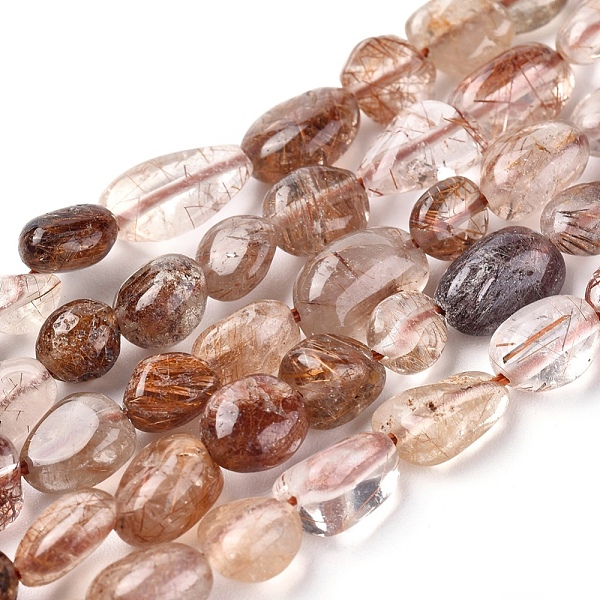 PandaHall Natural Rutilated Quartz Beads Strands, Tumbled Stone, Nuggets, 5.5~10.5x5.5~7x2.5~6.5mm, Hole: 0.8mm, about 54pcs/strand, 15.94...
PandaHall Natural Rutilated Quartz Beads Strands, Tumbled Stone, Nuggets, 5.5~10.5x5.5~7x2.5~6.5mm, Hole: 0.8mm, about 54pcs/strand, 15.94...