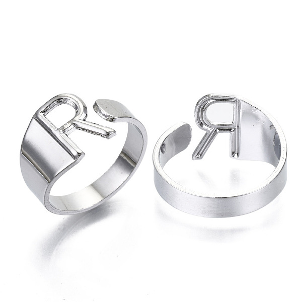 PandaHall Alloy Cuff Finger Rings, Cadmium Free & Nickel Free & Lead Free, Alphabet, Platinum, Letter.R, US Size 8(18.1mm) Alloy Letter R
PandaHall Alloy Cuff Finger Rings, Cadmium Free & Nickel Free & Lead Free, Alphabet, Platinum, Letter.R, US Size 8(18.1mm) Alloy Letter R