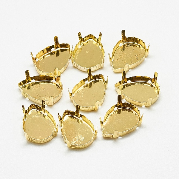 PandaHall 201 Stainless Steel Sew on Prong Settings, Claw Settings for Pointed Back Rhinestone, teardrop, Golden, Tray: 8x5mm, 9x6x5mm, Hole...
PandaHall 201 Stainless Steel Sew on Prong Settings, Claw Settings for Pointed Back Rhinestone, teardrop, Golden, Tray: 8x5mm, 9x6x5mm, Hole...