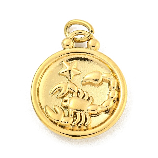 PandaHall 304 Stainless Steel Pendants Rhinestone Settings, Round with Constellations, Scorpio, 20.5x17x3.5mm, Hole: 3.5x2mm, Fit for 0.9mm...
PandaHall 304 Stainless Steel Pendants Rhinestone Settings, Round with Constellations, Scorpio, 20.5x17x3.5mm, Hole: 3.5x2mm, Fit for 0.9mm...