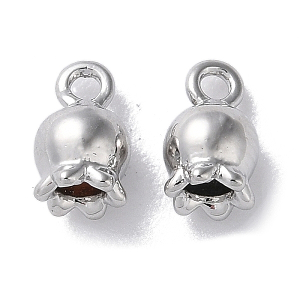 PandaHall Brass Charms, Flower Bud Charms, Real Platinum Plated, 7x4mm, Hole: 1.2mm Brass Flower
PandaHall Brass Charms, Flower Bud Charms, Real Platinum Plated, 7x4mm, Hole: 1.2mm Brass Flower