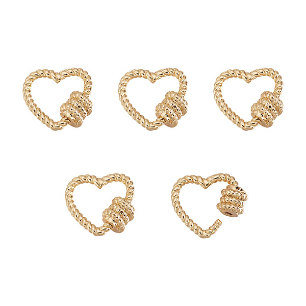 PandaHall Brass Screw Carabiner Lock Charms, for Necklaces Making, Heart, Golden, 16x17x6.5mm, Screw: 6.5x6.5mm Brass Heart
PandaHall Brass Screw Carabiner Lock Charms, for Necklaces Making, Heart, Golden, 16x17x6.5mm, Screw: 6.5x6.5mm Brass Heart