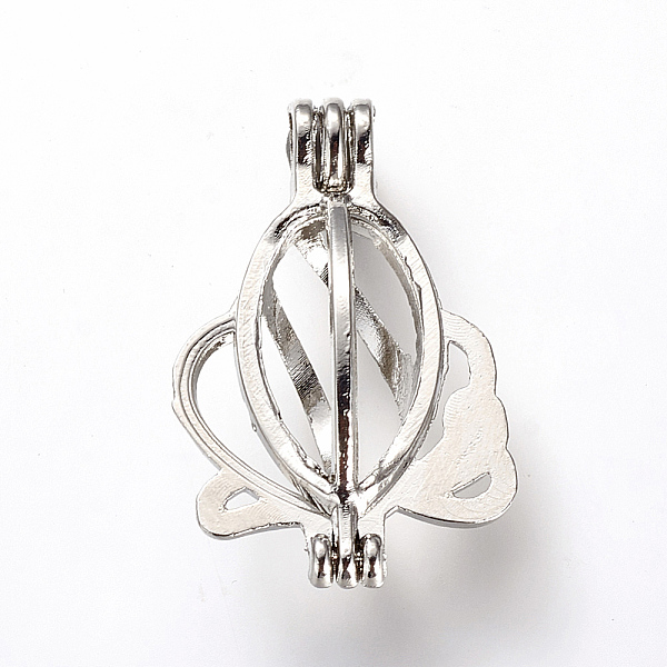 PandaHall Brass Locket Pendants, Cage Pendants, Hollow, Flower, Platinum, 28.5x18x11mm, Hole: 3x3.5mm, inner measure: 16x8.5mm Brass Flower
PandaHall Brass Locket Pendants, Cage Pendants, Hollow, Flower, Platinum, 28.5x18x11mm, Hole: 3x3.5mm, inner measure: 16x8.5mm Brass Flower