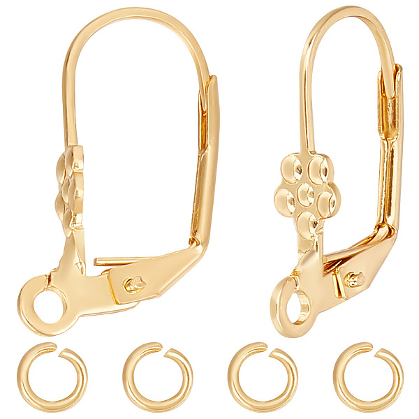 PandaHall Beebeecraft 1 Box 20Pcs Leverback Earring Findings 18K Gold Plated Brass French Earring Hooks Flower Pattern Dangle Ear Wire...
PandaHall Beebeecraft 1 Box 20Pcs Leverback Earring Findings 18K Gold Plated Brass French Earring Hooks Flower Pattern Dangle Ear Wire...