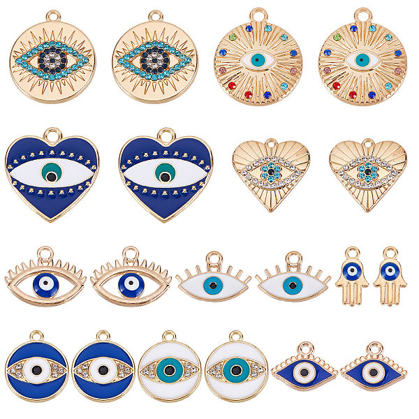 PandaHall SUNNYCLUE 1 Box 40Pcs Evil Eye Charms Evil Eyes Charm Valentine's Day Heart Charm Flat Round Rhinestone Hamsa Hand Lucky Charms..., Multicolor
PandaHall SUNNYCLUE 1 Box 40Pcs Evil Eye Charms Evil Eyes Charm Valentine's Day Heart Charm Flat Round Rhinestone Hamsa Hand Lucky Charms..., Multicolor