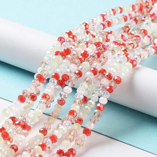 PandaHall Glass Beads Strands, Faceted, Rondelle, Dark Orange, 4x3mm, Hole: 0.4mm, about 123~127pcs/strand, 15.75~16.5 inch(40~42cm) Glass...
PandaHall Glass Beads Strands, Faceted, Rondelle, Dark Orange, 4x3mm, Hole: 0.4mm, about 123~127pcs/strand, 15.75~16.5 inch(40~42cm) Glass...
