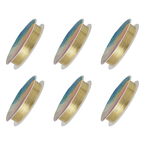 PandaHall FINGERINSPIRE 6 Roll Jewelry Wire for Jewelry Making 51.5m(28/26/24/22/20/18 Gauge) Light Gold Copper Jewelry Wire Tarnish...
PandaHall FINGERINSPIRE 6 Roll Jewelry Wire for Jewelry Making 51.5m(28/26/24/22/20/18 Gauge) Light Gold Copper Jewelry Wire Tarnish...