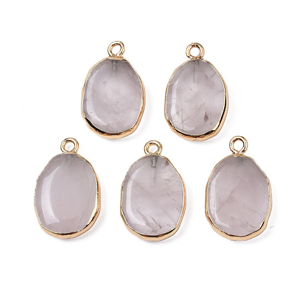 PandaHall Natural Rose Quartz Pendants, with Light Gold Plated Brass Findings, Oval, 22~22.5x13~13.5x4.5~5mm, Hole: 1.6mm Rose Quartz Oval
PandaHall Natural Rose Quartz Pendants, with Light Gold Plated Brass Findings, Oval, 22~22.5x13~13.5x4.5~5mm, Hole: 1.6mm Rose Quartz Oval