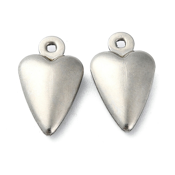 PandaHall 304 Stainless Steel Pendants, Heart Charms, Stainless Steel Color, 18x10.5x4mm, Hole: 1.4mm 304 Stainless Steel Heart
PandaHall 304 Stainless Steel Pendants, Heart Charms, Stainless Steel Color, 18x10.5x4mm, Hole: 1.4mm 304 Stainless Steel Heart