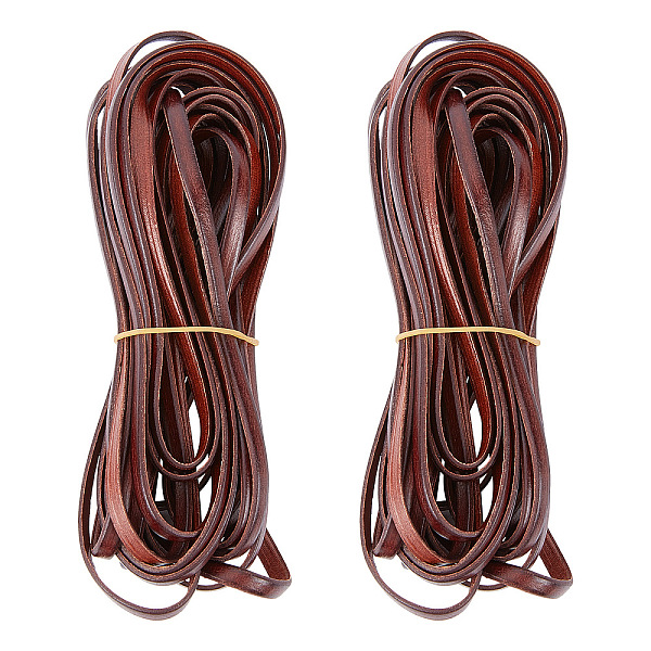 PandaHall GORGECRAFT 11Yds 5mm Flat Genuine Leather Cord String Leather Shoelace Boot Lace Strips Cowhide Braiding String Roll for Jewelry...
PandaHall GORGECRAFT 11Yds 5mm Flat Genuine Leather Cord String Leather Shoelace Boot Lace Strips Cowhide Braiding String Roll for Jewelry...