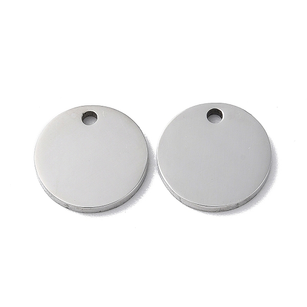 PandaHall 304 Stainless Steel Charms, Stamping Blank Tag, Flat Round Charm, Stainless Steel Color, 12x1.3mm, Hole: 1.6mm 304 Stainless Steel...
PandaHall 304 Stainless Steel Charms, Stamping Blank Tag, Flat Round Charm, Stainless Steel Color, 12x1.3mm, Hole: 1.6mm 304 Stainless Steel...