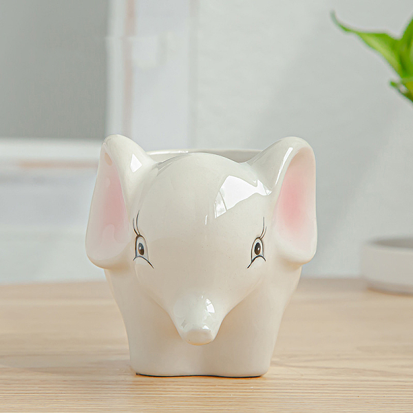PandaHall Porcelain Animal Vase Display Decorations, Flower Holder for Home Garden Decoration, Elephant Pattern, 65x90x70mm, Inner Diameter...
PandaHall Porcelain Animal Vase Display Decorations, Flower Holder for Home Garden Decoration, Elephant Pattern, 65x90x70mm, Inner Diameter...