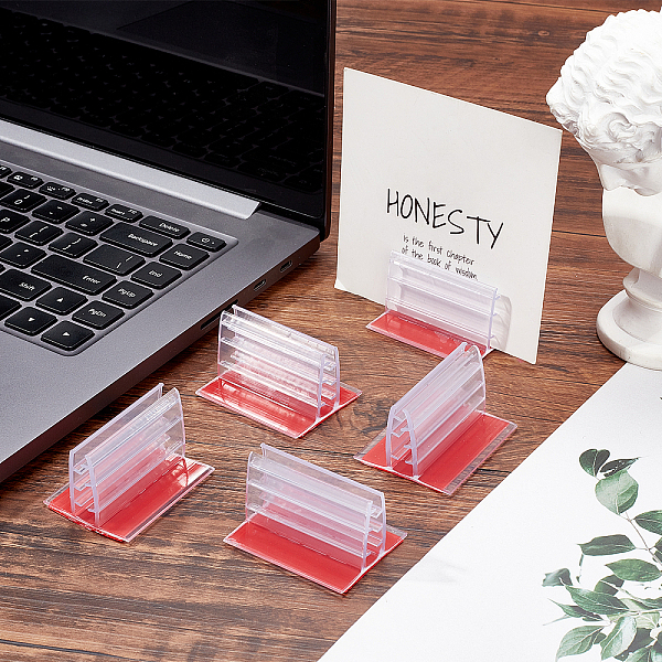 PandaHall 20 Pcs Plastic Sign Holder, Clear Sign Poster Menu Display Holder Business Card Holder Stand for Tables Hotel Conference...
PandaHall 20 Pcs Plastic Sign Holder, Clear Sign Poster Menu Display Holder Business Card Holder Stand for Tables Hotel Conference...