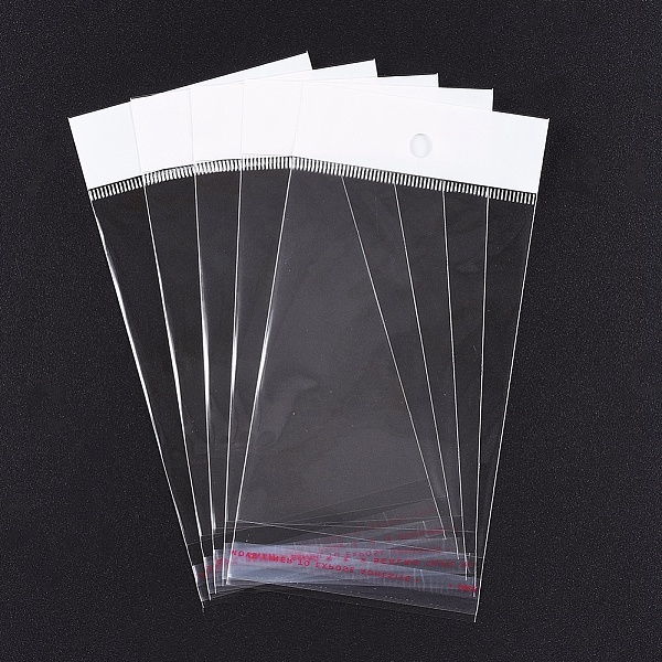 PandaHall Cellophane Bags, 16.5x8cm, Unilateral Thickness: 0.035mm, Inner Measure: 12x8cm, Hole: 8mm OPP Cellophane Clear
PandaHall Cellophane Bags, 16.5x8cm, Unilateral Thickness: 0.035mm, Inner Measure: 12x8cm, Hole: 8mm OPP Cellophane Clear