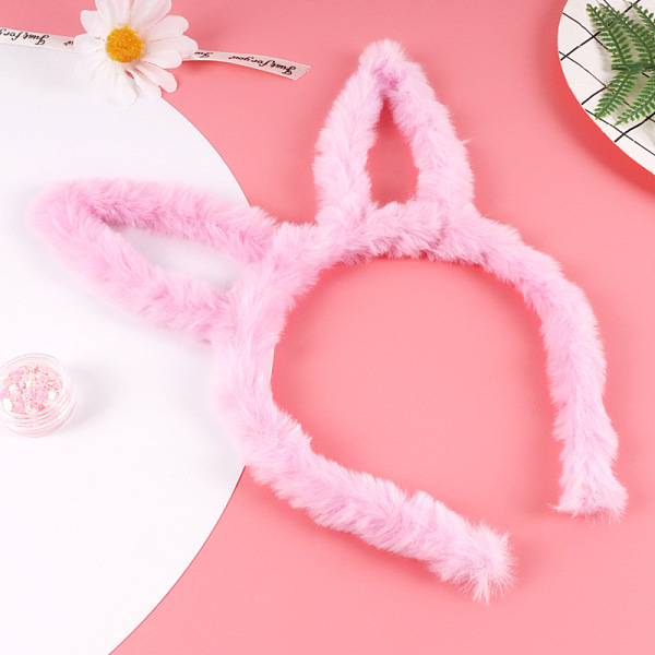 PandaHall Cute Furry Rabbit Ear Cloth Hair Bands, Hair Accessories for Girls, Misty Rose, 160x140x20mm Cloth
PandaHall Cute Furry Rabbit Ear Cloth Hair Bands, Hair Accessories for Girls, Misty Rose, 160x140x20mm Cloth