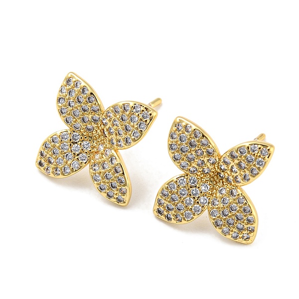 PandaHall Flower Rack Plating Brass Micro Pave Cubic Zirconia Stud Earrings for Women, Lead Free & Cadmium Free, Long-Lasting Plated, Real..., Clear
PandaHall Flower Rack Plating Brass Micro Pave Cubic Zirconia Stud Earrings for Women, Lead Free & Cadmium Free, Long-Lasting Plated, Real..., Clear