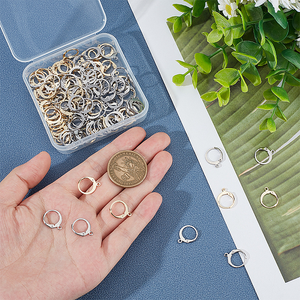 PandaHall UNICRAFTALE About 120pcs Stainless Steel Leverback Earring Findings 14.5mm Long 2 Colors Hypoallergenic Earrings with a 1-1.2mm...
PandaHall UNICRAFTALE About 120pcs Stainless Steel Leverback Earring Findings 14.5mm Long 2 Colors Hypoallergenic Earrings with a 1-1.2mm...