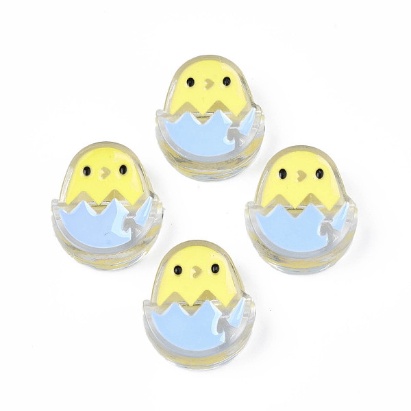 PandaHall Transparent Acrylic Beads, with Enamel, Egg, Light Sky Blue, 26x22x9mm, Hole: 3mm Acrylic Egg
PandaHall Transparent Acrylic Beads, with Enamel, Egg, Light Sky Blue, 26x22x9mm, Hole: 3mm Acrylic Egg