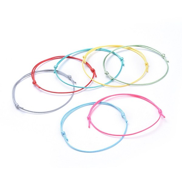 PandaHall Eco-Friendly Korean Waxed Polyester Cord Bracelet Making, Mixed Color, 10-5/8 inch~11 inch(27~28cm), 1mm Waxed Polyester Cord..., Multicolor
PandaHall Eco-Friendly Korean Waxed Polyester Cord Bracelet Making, Mixed Color, 10-5/8 inch~11 inch(27~28cm), 1mm Waxed Polyester Cord..., Multicolor