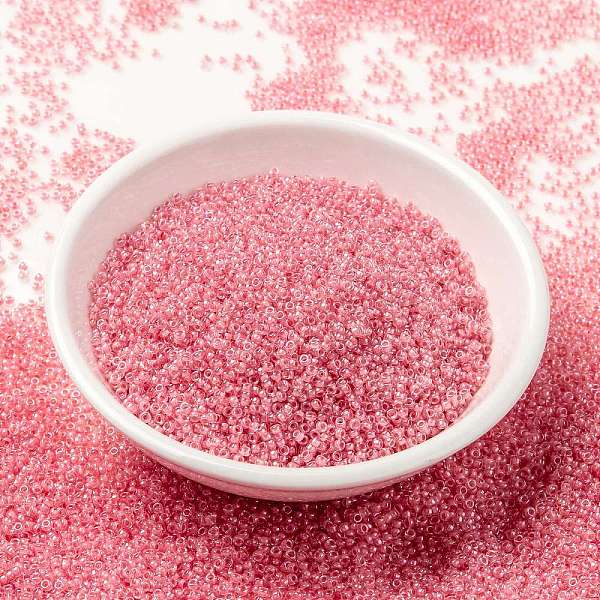PandaHall MIYUKI Round Rocailles Beads, Japanese Seed Beads, 15/0, (RR1109) Inside Dyed Rose Pink, 1.5mm, Hole: 0.7mm, about 5555pcs/10g...
PandaHall MIYUKI Round Rocailles Beads, Japanese Seed Beads, 15/0, (RR1109) Inside Dyed Rose Pink, 1.5mm, Hole: 0.7mm, about 5555pcs/10g...