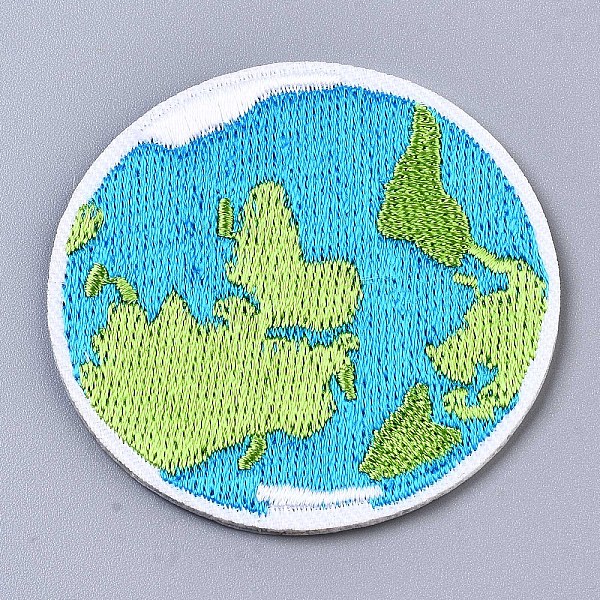 PandaHall The Earth Appliques, Computerized Embroidery Cloth Iron on/Sew on Patches, Costume Accessories, Light Sky Blue, 49x1.5mm Cloth...
PandaHall The Earth Appliques, Computerized Embroidery Cloth Iron on/Sew on Patches, Costume Accessories, Light Sky Blue, 49x1.5mm Cloth...