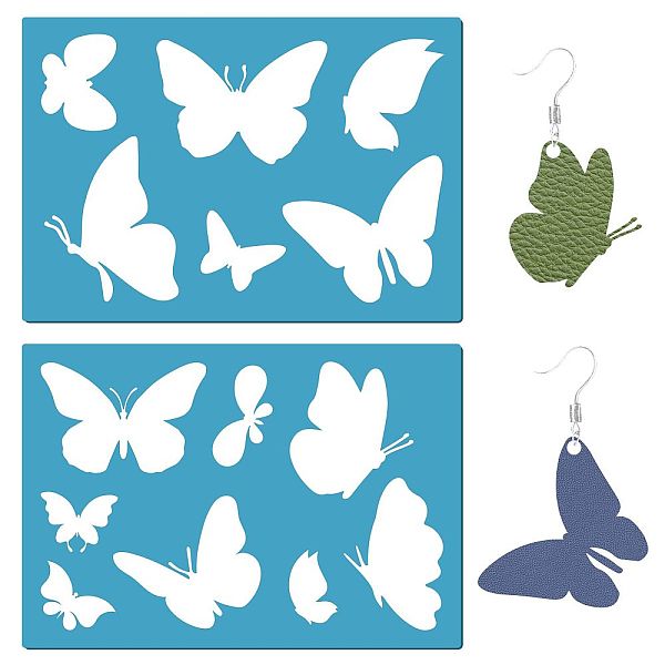 PandaHall GORGECRAFT 2 Styles Jewelry Shape Template Reusable Earrings Making Plastic Butterfly Cutouts Cutting Stencil Lapidary Templates...
PandaHall GORGECRAFT 2 Styles Jewelry Shape Template Reusable Earrings Making Plastic Butterfly Cutouts Cutting Stencil Lapidary Templates...