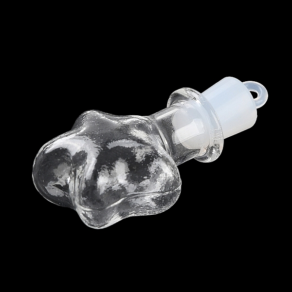PandaHall Clear Glass Wishing Bottle Pendants, with Plastic Seal Plug, Star, 37x21x12.5mm, Hole: 2mm Glass Star Clear
PandaHall Clear Glass Wishing Bottle Pendants, with Plastic Seal Plug, Star, 37x21x12.5mm, Hole: 2mm Glass Star Clear