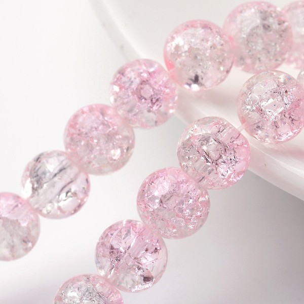 PandaHall Crackle Glass Beads Strands, Round, Pink, 8mm, Hole: 1.3~1.6mm, 31.4 inch Glass Round Pink
PandaHall Crackle Glass Beads Strands, Round, Pink, 8mm, Hole: 1.3~1.6mm, 31.4 inch Glass Round Pink