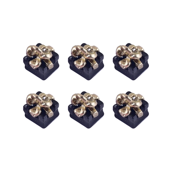 PandaHall Zinc Alloy Enamel Jewelry Pendant Accessories, Gift Box Shape, Light Gold, Black, 12x9mm, Hole: 2mm Alloy+Enamel Box Black
PandaHall Zinc Alloy Enamel Jewelry Pendant Accessories, Gift Box Shape, Light Gold, Black, 12x9mm, Hole: 2mm Alloy+Enamel Box Black