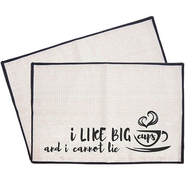 PandaHall Coffee Theme Diablement Fort Cup Mats, Daily Supplies, Rectangle with Word, Black, 35x50cm Linen Black
PandaHall Coffee Theme Diablement Fort Cup Mats, Daily Supplies, Rectangle with Word, Black, 35x50cm Linen Black