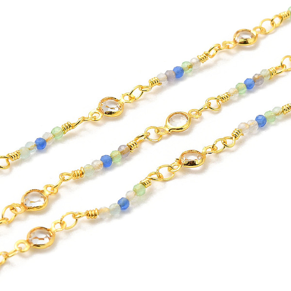 PandaHall Brass Handmade Beaded Chains, with Glass & Cat Eye Beads, with Spool, Unwelded, Real 18K Gold Plated, 10~19x3~4.5x2mm, about 32.81..., Multicolor
PandaHall Brass Handmade Beaded Chains, with Glass & Cat Eye Beads, with Spool, Unwelded, Real 18K Gold Plated, 10~19x3~4.5x2mm, about 32.81..., Multicolor