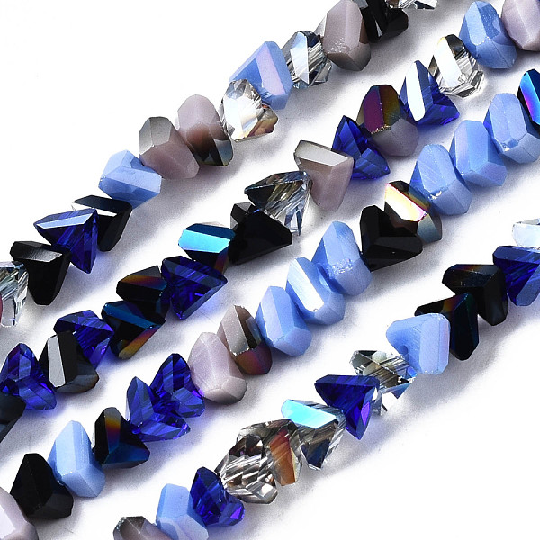 PandaHall Electroplate Glass Beads Strands, Triangle, Cornflower Blue, 3.5x6x4.5mm, Hole: 1mm, about 100pcs/strand, 13.39''(34cm) Glass...
PandaHall Electroplate Glass Beads Strands, Triangle, Cornflower Blue, 3.5x6x4.5mm, Hole: 1mm, about 100pcs/strand, 13.39''(34cm) Glass...