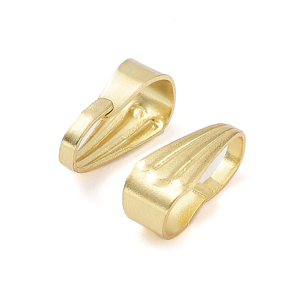 PandaHall 304 Stainless Steel Snap on Bails, Golden, 8.5x3.5mm, Hole: 3x7.5mm. 304 Stainless Steel
PandaHall 304 Stainless Steel Snap on Bails, Golden, 8.5x3.5mm, Hole: 3x7.5mm. 304 Stainless Steel
