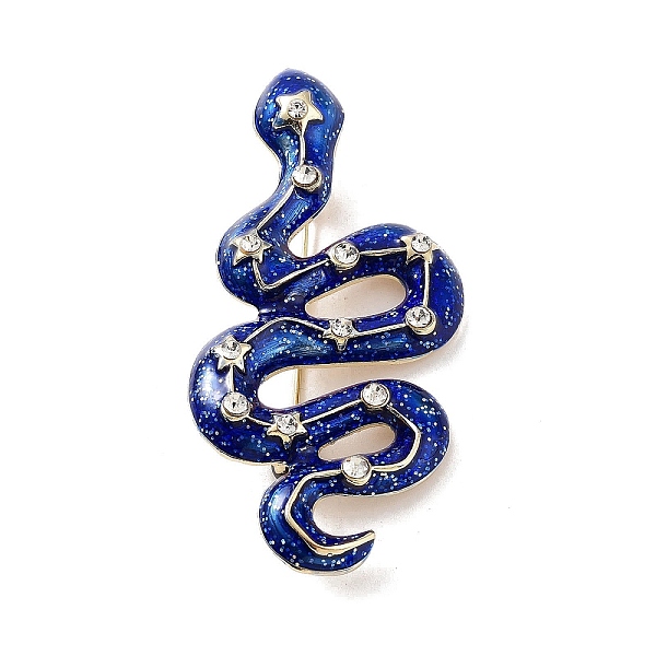 PandaHall Alloy Rhinestone Brooch, Glitter Snake Enamel Pins, for Backpack Clothes, Blue, 79x37x12.5mm Alloy+Rhinestone Snake Blue
PandaHall Alloy Rhinestone Brooch, Glitter Snake Enamel Pins, for Backpack Clothes, Blue, 79x37x12.5mm Alloy+Rhinestone Snake Blue