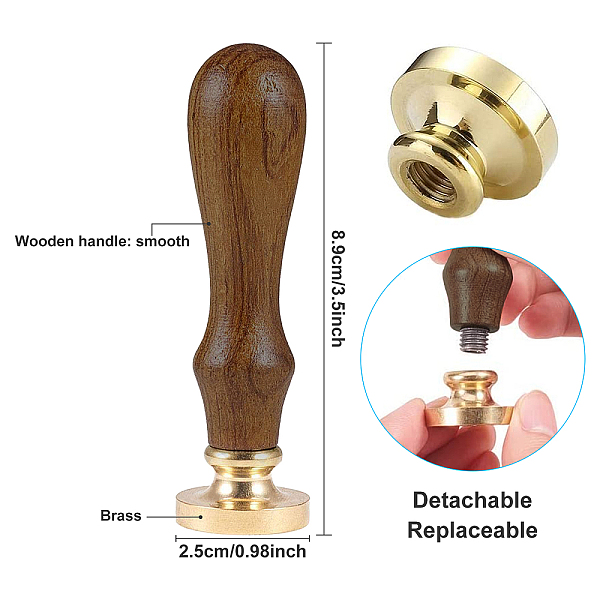 PandaHall DIY Wood Wax Seal Stamp, Spider Pattern, 83x22mm, Head: 7.5mm, Stamps: 25x14.5mm Wood Spider
PandaHall DIY Wood Wax Seal Stamp, Spider Pattern, 83x22mm, Head: 7.5mm, Stamps: 25x14.5mm Wood Spider