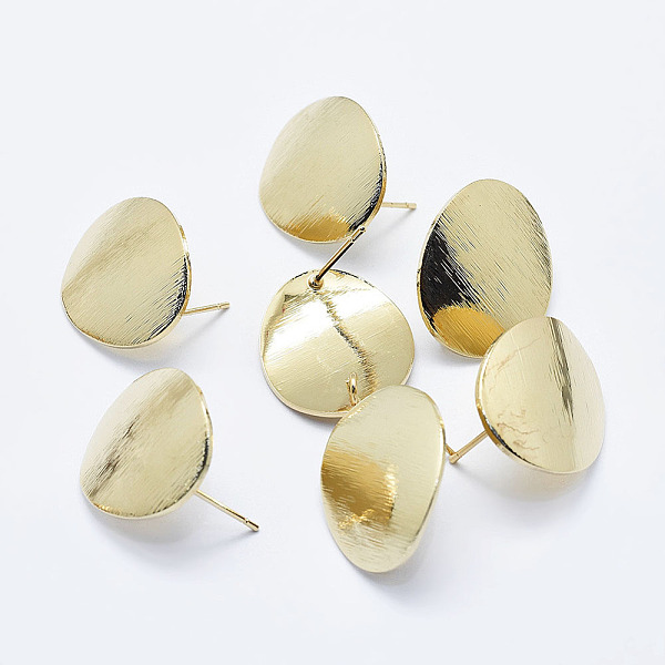 PandaHall Brass Stud Earring Findings, with Loop, Long-Lasting Plated, Real 18K Gold Plated, Nickel Free, Oval, 21.5x18mm, Hole: 2mm, Pin...
PandaHall Brass Stud Earring Findings, with Loop, Long-Lasting Plated, Real 18K Gold Plated, Nickel Free, Oval, 21.5x18mm, Hole: 2mm, Pin...