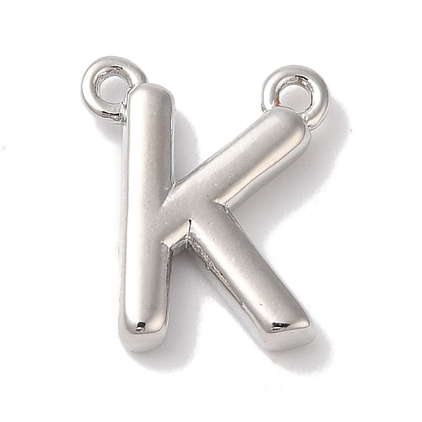 PandaHall Rack Plating Brass Pendants, Long-Lasting Plated, Lead Free & Cadmium Free, Letter Charms, Platinum, Letter K, 11x9x2mm, Hole: 1mm...
PandaHall Rack Plating Brass Pendants, Long-Lasting Plated, Lead Free & Cadmium Free, Letter Charms, Platinum, Letter K, 11x9x2mm, Hole: 1mm...