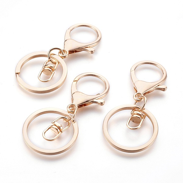 PandaHall Alloy Keychain Clasp Findings, with Iron Key Rings, Golden, 68x30x5mm Alloy Ring
PandaHall Alloy Keychain Clasp Findings, with Iron Key Rings, Golden, 68x30x5mm Alloy Ring