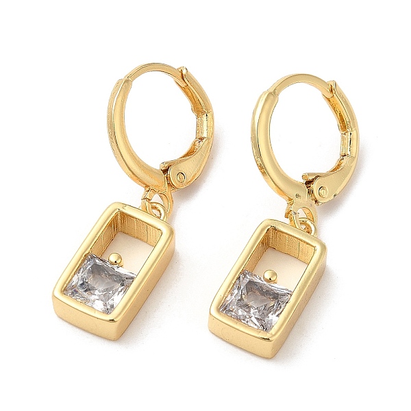 PandaHall Rack Plating Brass Rectangle Dangle Leverback Earrings with Cubic Zirconia, Lead Free & Cadmium Free, Real 18K Gold Plated...
PandaHall Rack Plating Brass Rectangle Dangle Leverback Earrings with Cubic Zirconia, Lead Free & Cadmium Free, Real 18K Gold Plated...