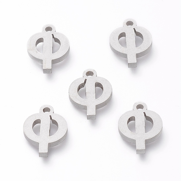 PandaHall 304 Stainless Steel Pendants, Matte Style, Greek Alphabet, Stainless Steel Color, Letter.F, 12x9x1.5mm, Hole: 1.5mm 304 Stainless...
PandaHall 304 Stainless Steel Pendants, Matte Style, Greek Alphabet, Stainless Steel Color, Letter.F, 12x9x1.5mm, Hole: 1.5mm 304 Stainless...