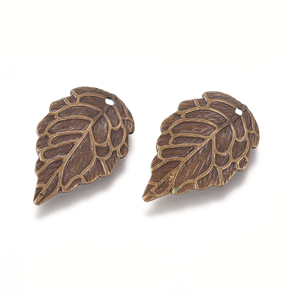 PandaHall Brass Filigree Pendants, Leaf Charms, Antique Bronze, 18x10x1mm, Hole: 1.2mm Brass Leaf
PandaHall Brass Filigree Pendants, Leaf Charms, Antique Bronze, 18x10x1mm, Hole: 1.2mm Brass Leaf