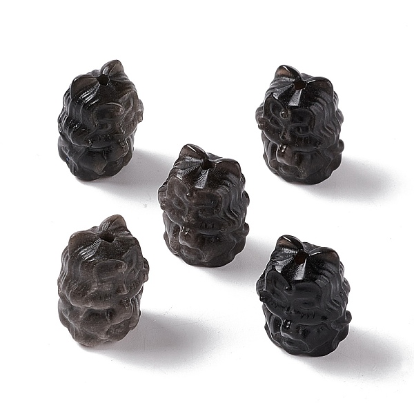PandaHall Natural Silver Obsidian Beads, Fox, 18~18.5x14x13mm, Hole: 2mm Obsidian Fox
PandaHall Natural Silver Obsidian Beads, Fox, 18~18.5x14x13mm, Hole: 2mm Obsidian Fox