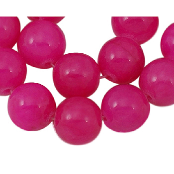 PandaHall Natural Yellow Jade Beads Strands, Round, Dyed, Fuchsia, about 6mm in diameter, hole: 1mm, about 68 pcs/strand, 16 inch Yellow..., Pink
PandaHall Natural Yellow Jade Beads Strands, Round, Dyed, Fuchsia, about 6mm in diameter, hole: 1mm, about 68 pcs/strand, 16 inch Yellow..., Pink